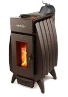 печь отопительно-варочная тмф огонь-батарея 5б с баком дровяная шоколад