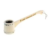 черпак "емеля" 0,25л с нержавеющей вставкой "в бане генералов нет", банный эксперт