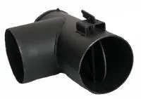 переходник дымохода для котла сибирь 15-20-30 квт d-150 90гр. (круглый/круглый) 