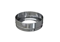 заглушка феррум с отверстием нержавеющая (430/0,5мм) ф115/200