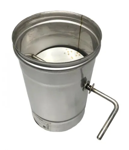 заслонка craft (шибер поворотный) нержавеющая (316/0,5мм) ф150 #