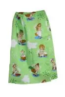 парео женское, вафельная ткань с рисунком, бацькина баня