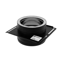 площадка craft опорная сквозная нержавеющая (316/0,8/430/0,5) ф150х250 черная