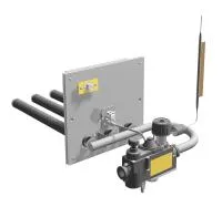 горелка газовая ермак уг-сабк-тб-16-1, 16 квт, энергонезависимое, для печей уралочка