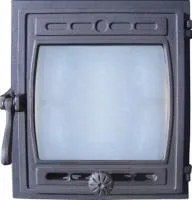 дверца чугунная топочная дтг-8с "кижи" 340*370*130мм со стеклом рубцовск