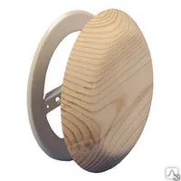 клапан тарельчатый без гравировки d=125мм iron "light wood" липа, 212f, банный эксперт