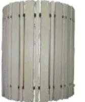 абажур угловой комбинированный, банный эксперт