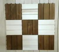 трапик липа 0,3х0,3м, составной на пласт. подложке, банный перец