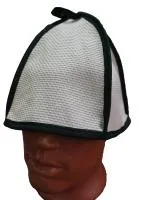 набор банный "нежность" в сумочке, хлопок (темно-зеленый кант), бацькина баня