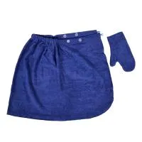 килт - полотенце 140*60 см, для сауны на липучке +рукавица (муж.), банные штучки