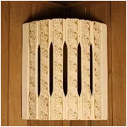 абажур угловой русские узоры, банный эксперт