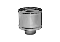 зонт феррум нержавеющий (430/0,5 мм) ф120 с ветрозащитой по воде