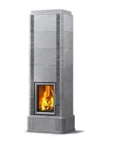 печь-камин tulikivi kelva s grafia 2190 мм 