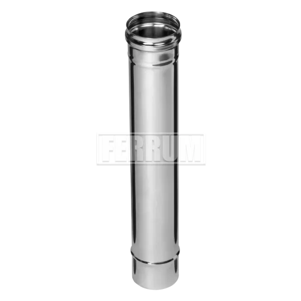 дымоход феррум нержавеющий (430/0,5 мм) ф220 l=0,5м #