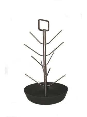 тарелка елочка с чугунной сковородой