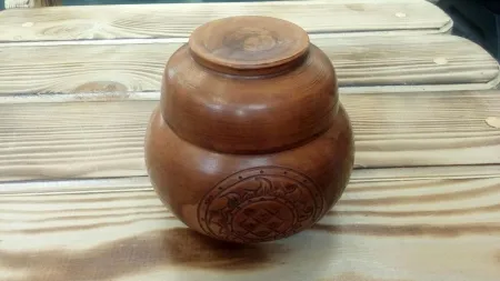 медница глиняная, ручная работа, маслянка